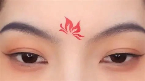 花钿细节