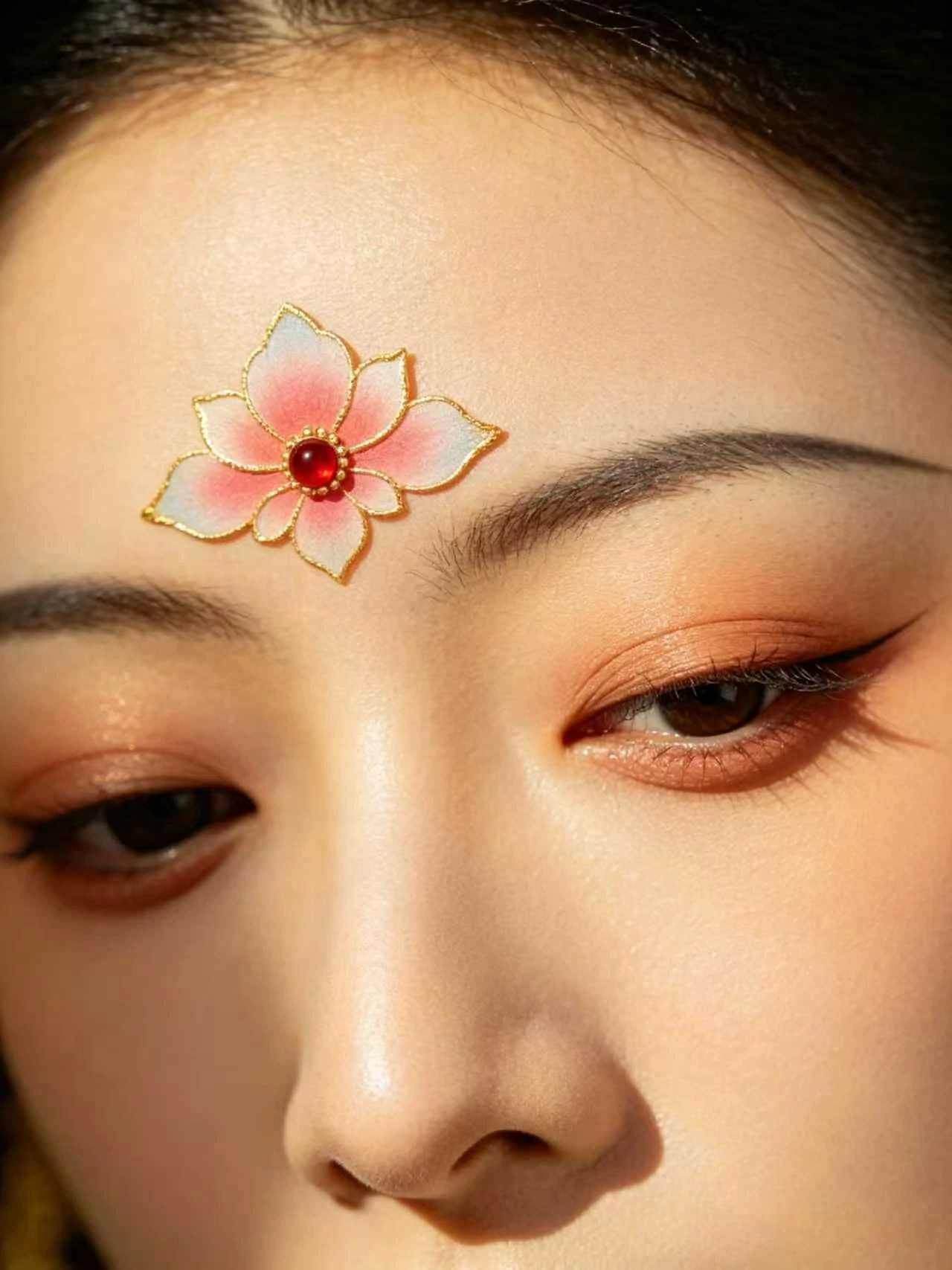 花钿细节